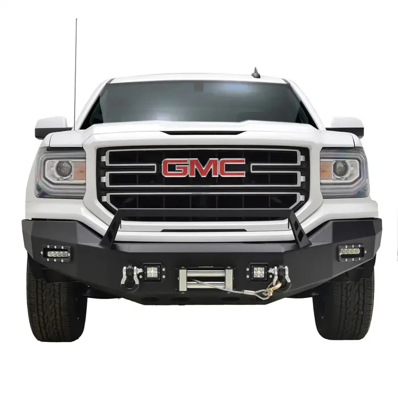 Paramount Automotive 57-0514 Led Winch-Ready Front Bumper For 2016–2018 Gmc Sierra 1500 1