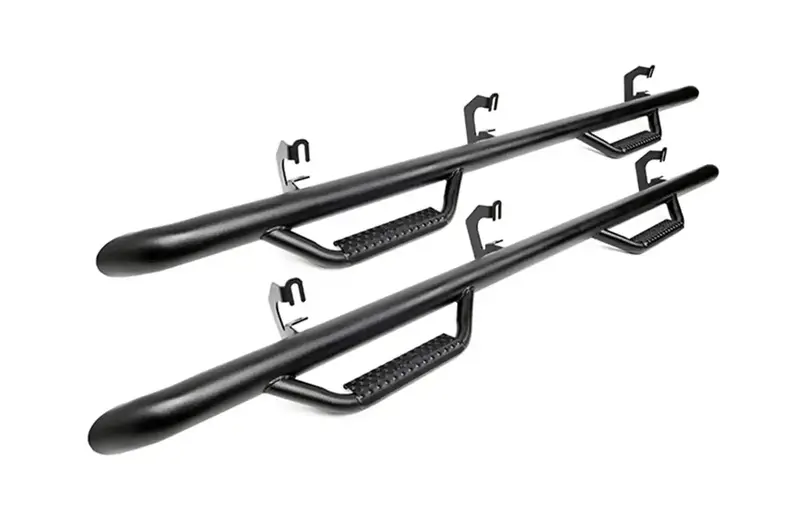 Rough Country Textured Black Wheel-To-Nerf Step Bar — 96-Inch Length (Model Rcf0996Cc) 1